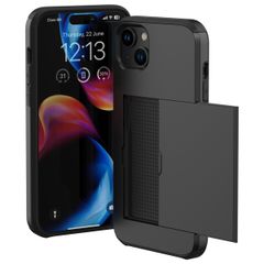 imoshion Backcover mit Kartenfach Apple iPhone 15 Plus - Schwarz
