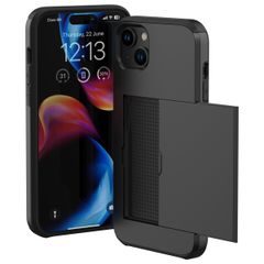 imoshion Backcover mit Kartenfach für das iPhone 15 Plus - Schwarz