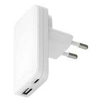 dbramante1928 Re-charge Pro Slim-Ladegerät USB-C 45 W und USB-A 30 W - Weiß