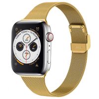 imoshion Mailändische Faltarmband für das Apple Watch Series 1 bis 9 / SE (38/40/41 mm) | Series 10 (42 mm) - Gold