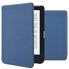 imoshion Canvas Sleepcover Klapphülle für das Kobo Clara 2E / Tolino Shine 4 - Dunkelblau