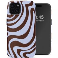 Selencia Vivid Rückabdeckung mit MagSafe Apple iPhone 15 - Dream Swirl Chocolate