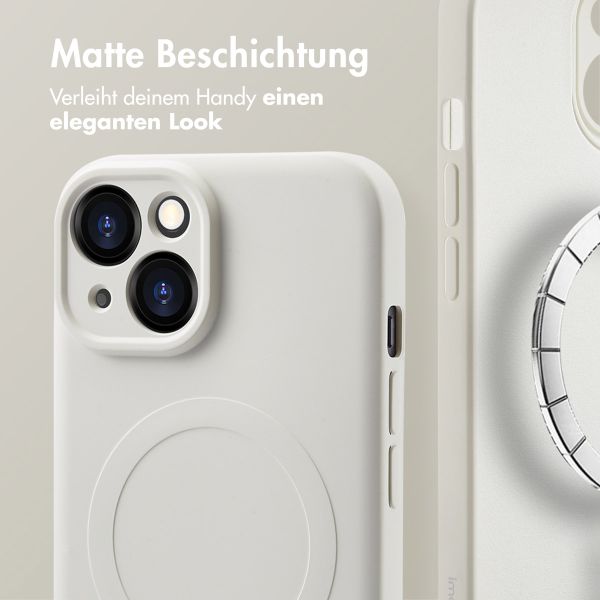 imoshion Color Back Cover mit MagSafe Apple iPhone 15 - Beige