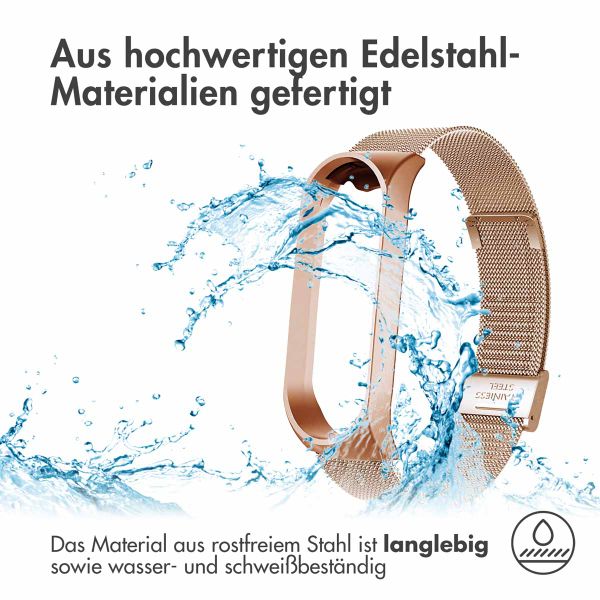 imoshion Mailändische armband für das Xiaomi Mi Band 7 - Rose Gold