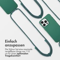 imoshion Color Backcover mit abnehmbarem Handykette und MagSafe Apple iPhone 15 Pro Max - Dunkelgrün