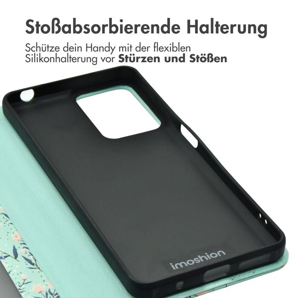 imoshion Design Klapphülle Motorola Moto G24 Power - Blue Flowers