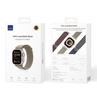 WiWu Alpine nylonarmband für das  Apple Watch Series 1 t/m 11 / SE / Ultra (44/45/46/49 mm) - Olive Green