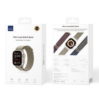 WiWu Alpine-Nylonarmband für die Apple Watch Series 1 bis 10 / SE / Ultra (2) (44/45/46/49 mm) - Olivgrün