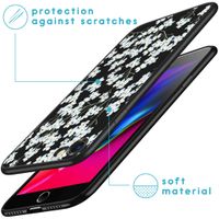 imoshion Design Hülle iPhone SE (2022 / 2020) / 8 / 7 - Blume - Weiß