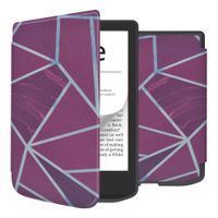 imoshion Design Slim Soft Case Sleepcover für das Pocketbook Verse / Verse Pro / Vivlio Light / Light HD - Bordeaux Graphic