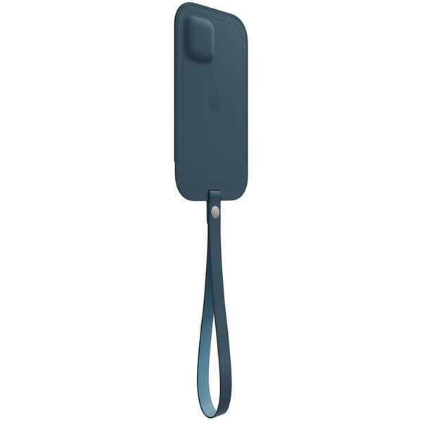 Apple Ledersleeve MagSafe für das Apple iPhone 12 (Pro) - Baltic Blue