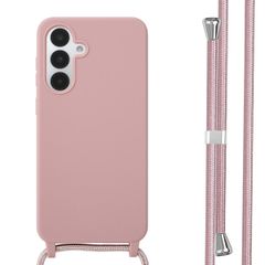 imoshion Silikonhülle mit Band für das Samsung Galaxy A36 - Sand Pink