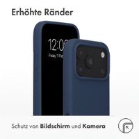 Accezz Liquid Silikoncase mit MagSafe Apple iPhone 18 Pro / 17 Pro - Dunkelblau