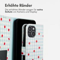 imoshion Design Klapphülle Apple iPhone 15 - Cherry Check