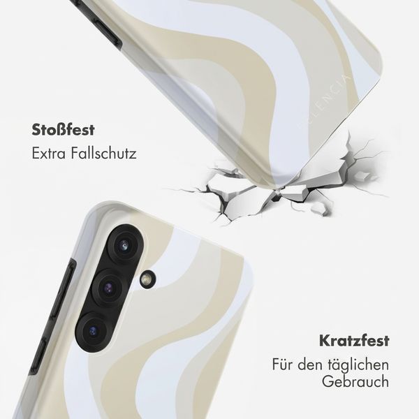 Selencia Vivid Back Cover Samsung Galaxy S25 FE - Desert Waves Beige