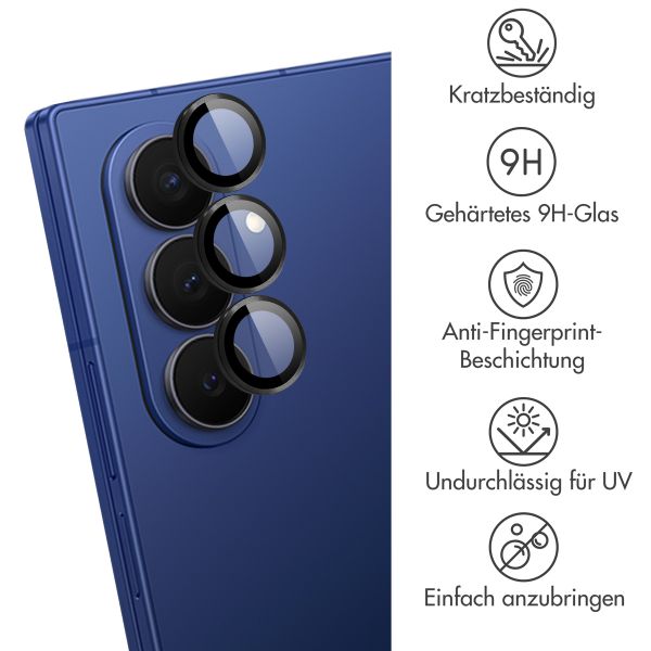 imoshion Kameraprotektor aus Glas 2er-Pack für das Samsung Galaxy Z Fold 7 - Schwarz