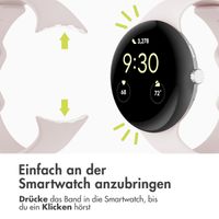 imoshion Silikonarmband für die Google Pixel Watch 3 - 45 mm - Größe S - Rosa