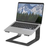 imoshion ﻿Aluminium-Laptophalter - Laptophalter - Schreibtisch - Universal - Dunkelgrau