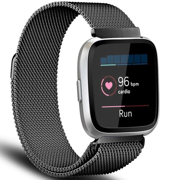 imoshion Milanese Watch Armband für die Fitbit Versa 2 / Versa Lite - Schwarz