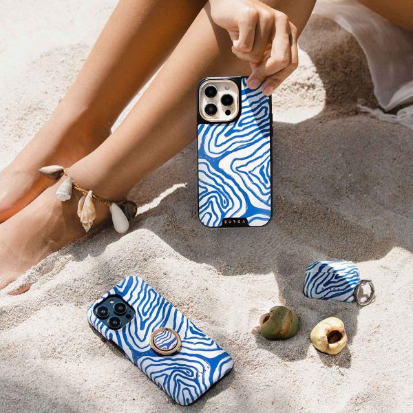 Burga Tough Back Cover für das Apple iPhone 12 (Pro) - Seven Seas