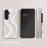 Selencia Vivid Rückabdeckung mit MagSafe Samsung Galaxy S26 FE - Desert Waves Beige