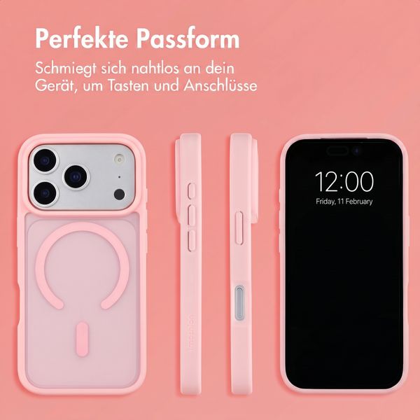 imoshion Color Guard Back Cover mit MagSafe Apple iPhone 18 Pro / 17 Pro - Hellrosa