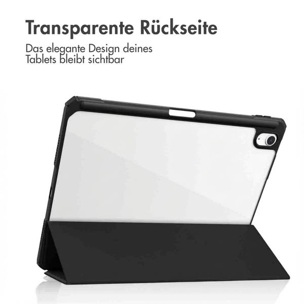 imoshion Trifold Hardcase Klapphülle Apple iPad Air 11 Zoll (2026) M4 / (2025) M3 / (2024) M2 / Air 5 (2022) / Air 4 (2020) - Schwarz