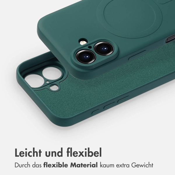 imoshion Color Back Cover mit MagSafe für das Apple iPhone 16 - Dunkelgrün