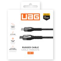 UAG Kevlar® Kern USB-C zu USB-C Ladekabel - 1,5 Meter - Schwarz / Grau