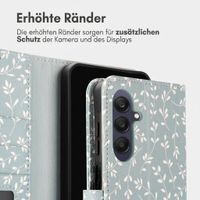 imoshion Design Klapphülle Samsung Galaxy A26 - Smoke Green Flowers