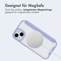 imoshion Transparente Bookcase mit MagSafe Apple iPhone 15 - Lila