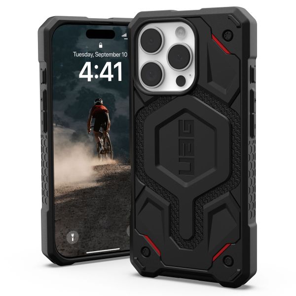 UAG Monarch Pro Backcover für das iPhone 16 Pro - Kevlar Black