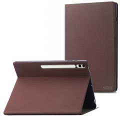 Accezz Classic Tablet Case für das Samsung Galaxy Tab S10 Plus / Tab S9 Plus / Tab S9 Plus FE  - Braun