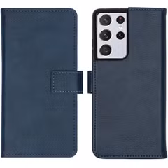 imoshion Luxuriöse Klapphülle Samsung Galaxy S21 Ultra - Dunkelblau