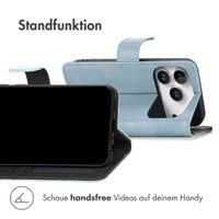 imoshion Luxuriöse Klapphülle Apple iPhone 18 Pro Max / 17 Pro Max - Hellblau
