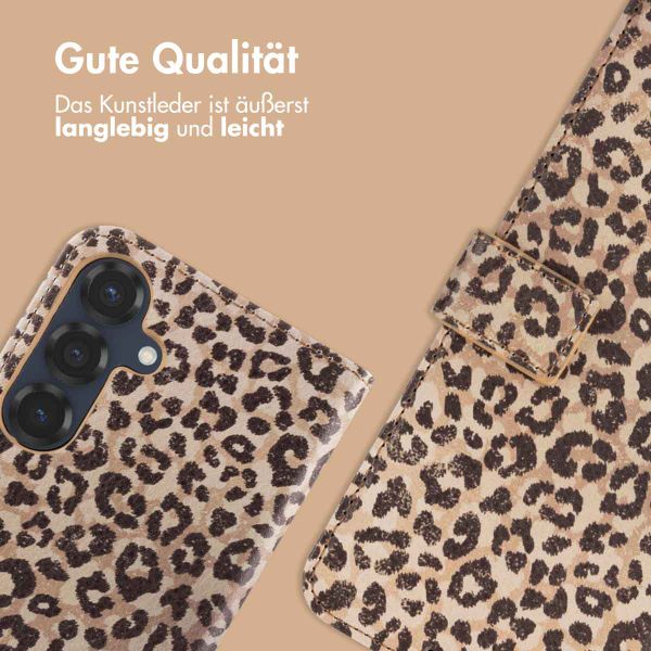 imoshion Design Klapphülle Samsung Galaxy S25 - Leopard Mood