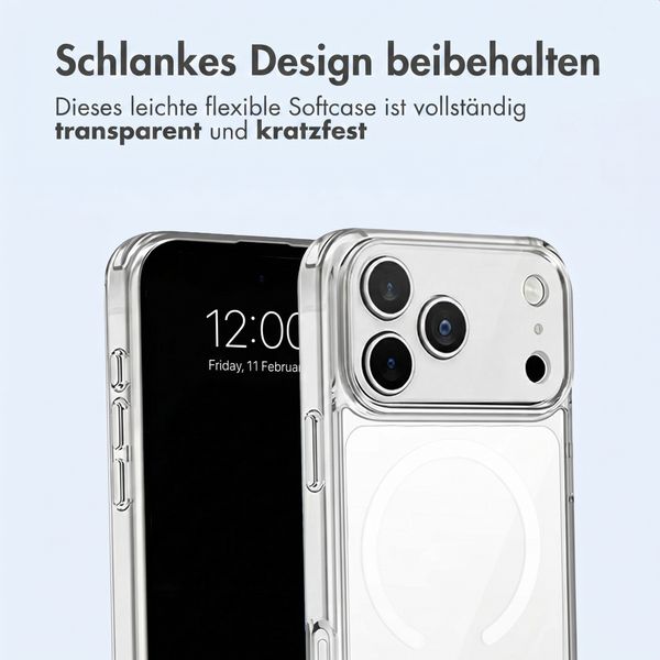 imoshion Protective Back Cover mit MagSafe Apple iPhone 18 Pro Max / 17 Pro Max - Transparent