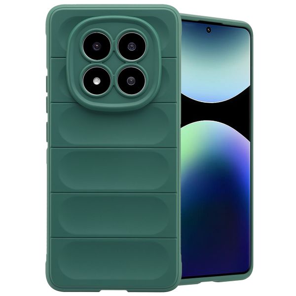 imoshion EasyGrip Backcover Xiaomi Redmi Note 14 Pro Plus (5G) - Dunkelgrün