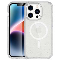 imoshion Sparkle Back Cover mit MagSafe für das Apple iPhone 14 Pro Max - Glitzer Transparent
