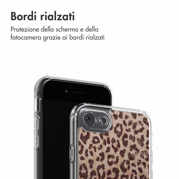 imoshion Design Hülle Apple iPhone SE (2022 / 2020) / 8 / 7 - Leopard Mood