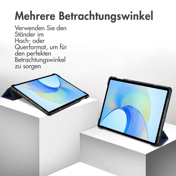 imoshion Trifold Klapphülle für das Honor Pad X9 - Dunkelblau