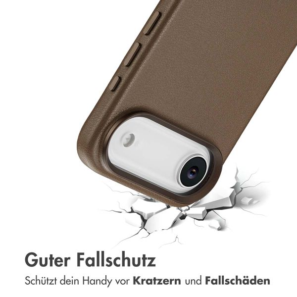 Accezz MagSafe Leather Backcover Apple iPhone Air - Kaffeebraun