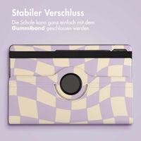 imoshion 360° drehbare Design Klapphülle Samsung Galaxy Tab S10 Ultra / Tab S9 Ultra - Dancing Cubes