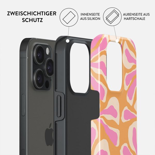Burga Tough Back Cover für das Apple iPhone 15 Pro - Aloha