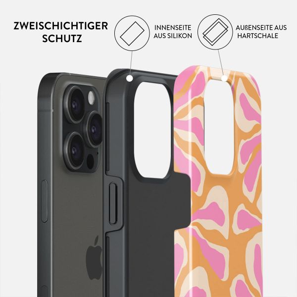 Burga Tough Back Cover für das iPhone 15 Pro - Aloha