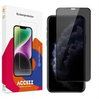 Accezz Privacy Displayschutz aus gehärtetem Glas Apple iPhone 11 Pro / Xs / X