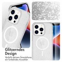 imoshion Sparkle Back Cover mit MagSafe für das Apple iPhone 13 Pro - Glitzer Transparent