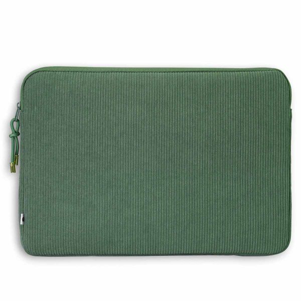 Selencia Cord Laptop Hülle 15-16 Zoll - Laptop Sleeve - Sage Green