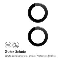 imoshion 2er-Pack Objektivschutz für Kamera für das Apple iPhone 17 / 16 / 16 Plus - Schwarz