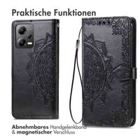 imoshion Mandala Klapphülle für das Xiaomi Poco X5 5G - Schwarz